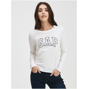 Bílé dámské tričko easy s logem GAP