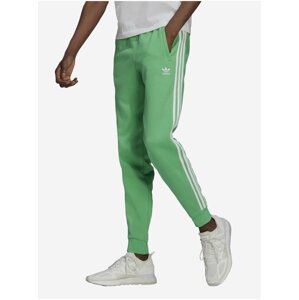 Zelené pánské tepláky adidas Originals 3-stripes Pant