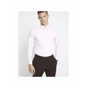 Světle růžová pánská košile Celio Masantal1