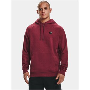 Mikina Under Armour UA Rival Fleece Hoodie - červená