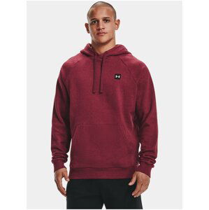 Mikina Under Armour UA Rival Fleece Hoodie - červená