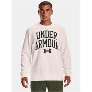 Mikina Under Armour UA RIVAL TERRY CREW - bílá