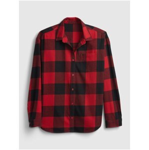 Červená holčičí košile flannel GAP