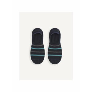 Tmavě modré pruhované ponožky Celio Siflag