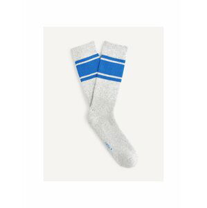 Modro-šedé ponožky Celio Vitreux
