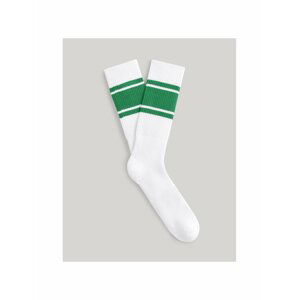 Zeleno-bílé ponožky Celio Vitreux
