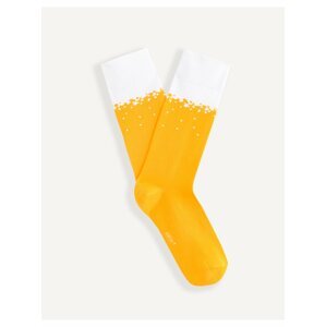 Oranžové ponožky Celio Sixpack