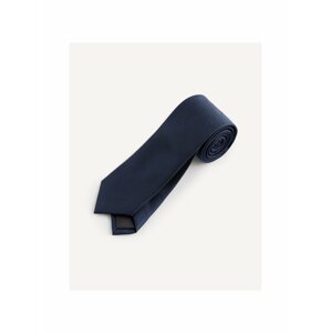Tmavě modrá vzorovaná kravata Celio Ritieknit