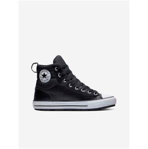 Černé unisex kotníkové tenisky Converse Chuck Taylor All Star Faux Leather Berkshire Boot