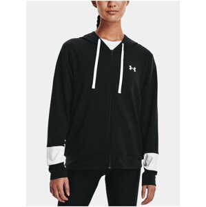 Mikina Under Armour Rival Terry CB FZ Hoodie - černá