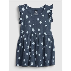 Dívky - Dětský top sleeveless printed tunic Modrá