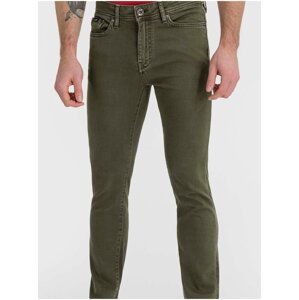 Khaki slim fit džíny GAS Albert Simple