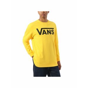 Žlutá pánská mikina s potiskem Vans Classic Crew