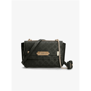 Černá dámská vzorovaná crossbody kabelka Guess