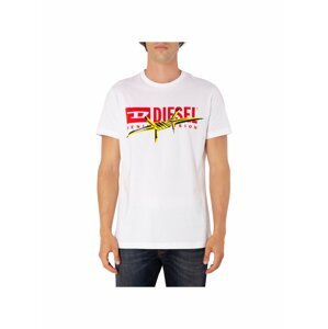 Bílé pánské tričko s potiskem Diesel T-Diego-Bx2 Maglietta