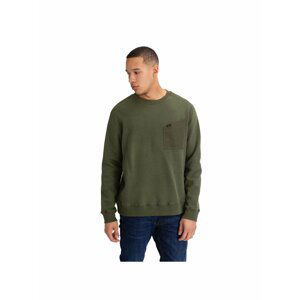 Mikina Military Details Sws Olive Green Lee