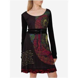 Šaty Woman Knitted Dress Short Sleeve Desigual