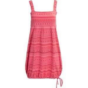 Růžové dámské vzorované šaty Alpine Pro