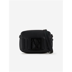 Černá malá crossbody kabelka Armani Exchange