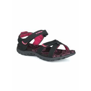 Růžovo-černé holčičí sandály Loap Simma