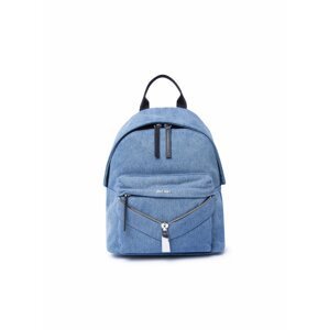 Modrý dámský batoh s ozdobným detailem Diesel Le-Zipper Le-Oni