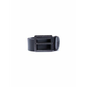 Černý pánský kožený pásek Diesel Mino1