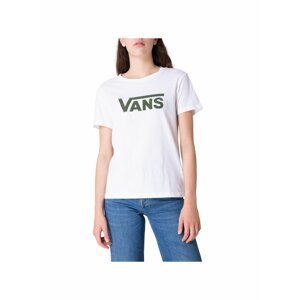 Bílé dámské tričko s nápisem Vans