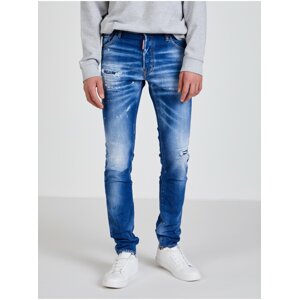 Modré pánské slim fit džíny DSQUARED2