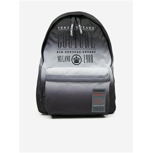 Šedo-černý pánský batoh Versace Jeans Couture Range Backpacks