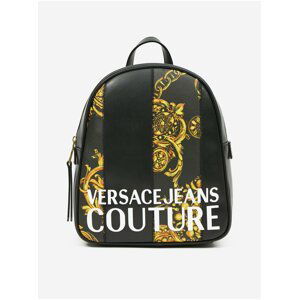 Žluto-černý dámský batoh Versace Jeans Couture Stripe Patchwork
