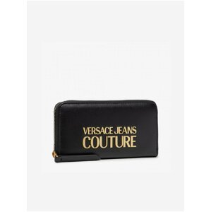 Černá dámská malá peněženka s nápisem Versace Jeans Couture Thelma