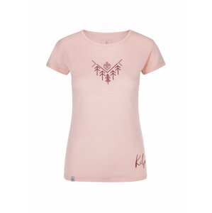 Světle růžové dámské tričko Kilpi Garove-W