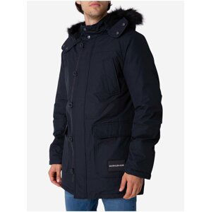 Bunda Fur Trimmed Hooded D, 099 Calvin Klein