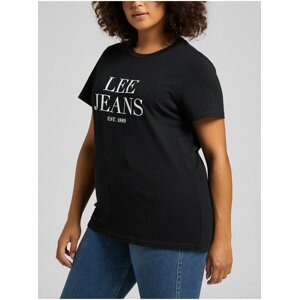 Černé dámské tričko s potiskem Lee Graphic