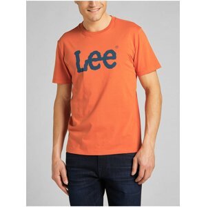 Oranžové pánské tričko Lee Wobbly