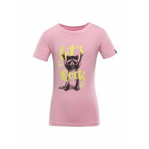 Dětské bavlněné triko ALPINE PRO BRANTO 5 růžová