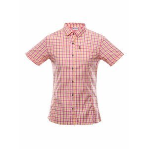 Růžová dámská kostkovaná rychloschnoucí košile Apine Pro LURINA 4