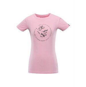 Dámské bavlněné triko ALPINE PRO LAGA růžová