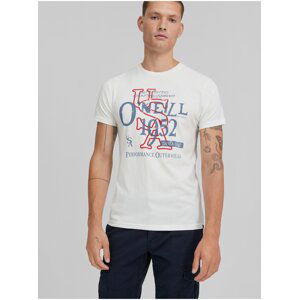 Bílé pánské tričko s potiskem O'Neill Crafted