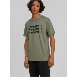 Zelené pánské tričko O'Neill Triple Stack