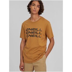 Hnědé pánské tričko O'Neill Triple Stack