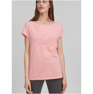 Růžové dámské tričko O'Neill Essential Graphic