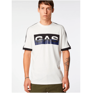 Bílé pánské tričko s potiskem GAS Dharis