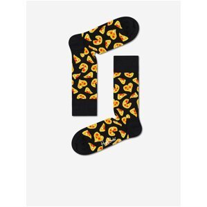 Černé vzorované ponožky Happy Socks