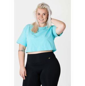 Modrý crop top GoldBee Organic