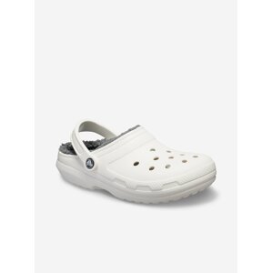 Bílé unisex pantofle Crocs