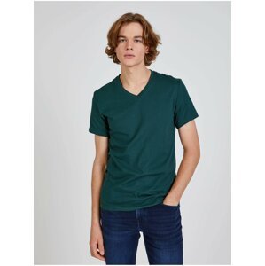 Tmavě zelené pánské tričko SAM 73 Blane