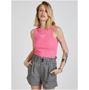 Růžový dámský cropped top TALLY WEiJL