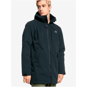 Černá pánská lehká parka s kapucí Quiksilver Skyward