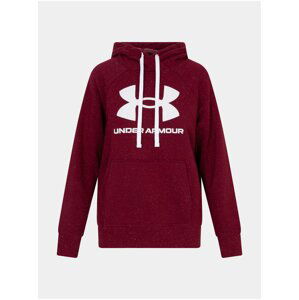 Mikina Under Armour Rival Fleece Logo Hoodie-RED